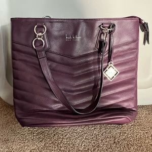 Nicole Miller Purple Purse